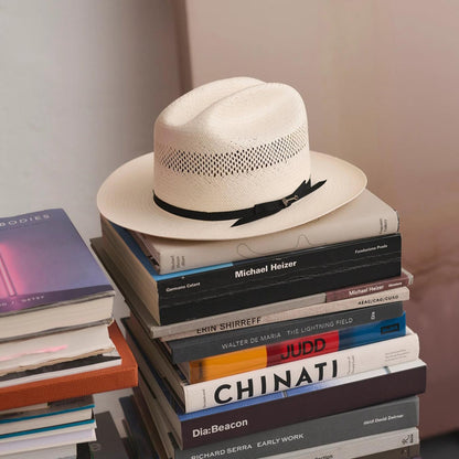 Men/Women Fedora Stetson Open Road 10X Straw Cowboy Hat Natural