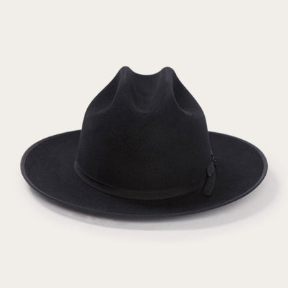 Men/Women Fedora Stetson Open Road 6X Cowboy Hat Black