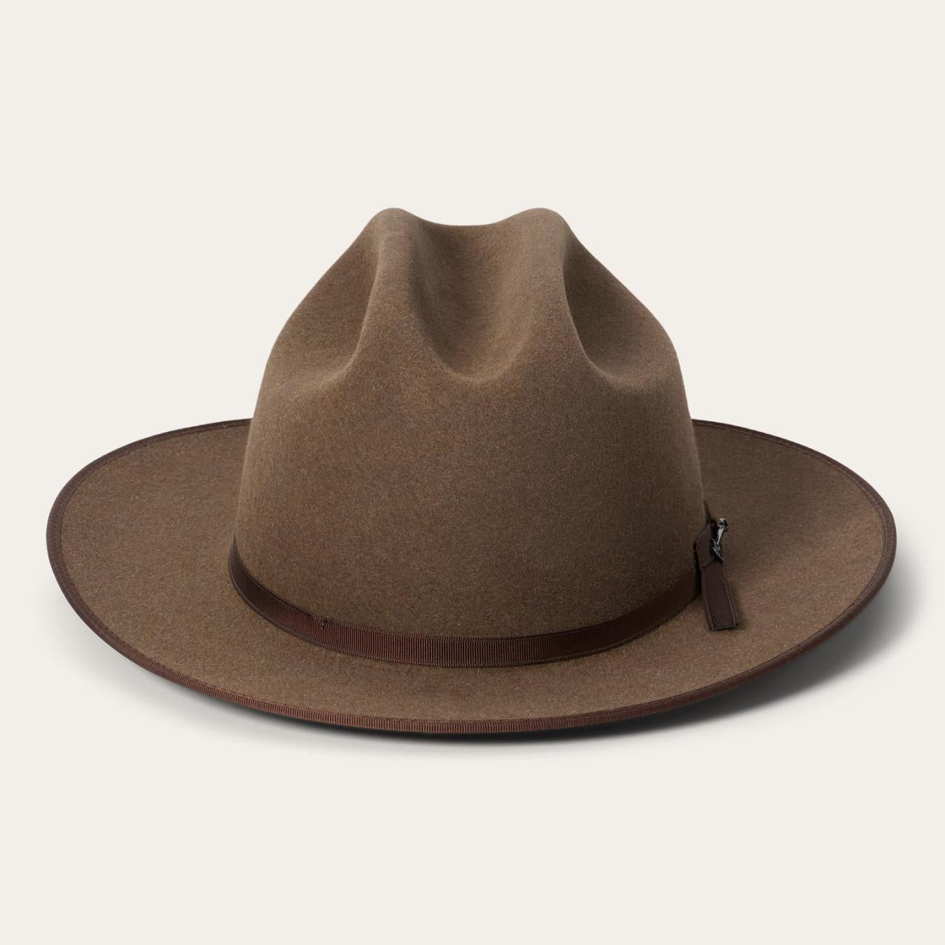 Men/Women Fedora Stetson Open Road 6X Cowboy Hat Brown Mix