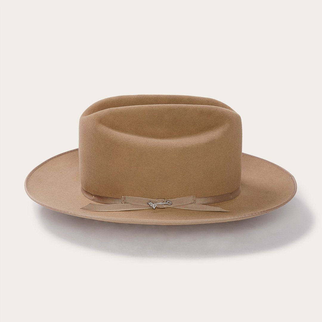 Men/Women Fedora Stetson Open Road 6X Cowboy Hat Fawn