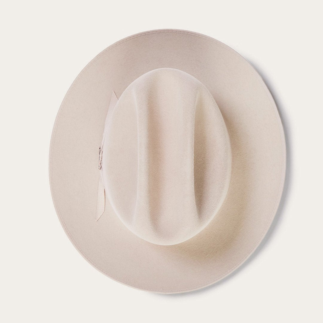 Men/Women Fedora Stetson Open Road 6X Cowboy Hat Silverbelly