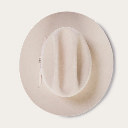 Men/Women Fedora Stetson Open Road 6X Cowboy Hat Silverbelly