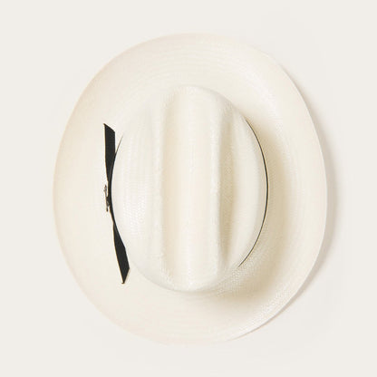 Men/Women Fedora Stetson Open Road 6X Straw Cowboy Hat Natural