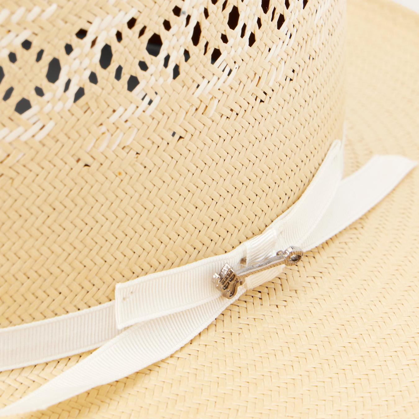 Men/Women Fedora Stetson Open Road Limited Edition Straw Hat Pecan Ivory