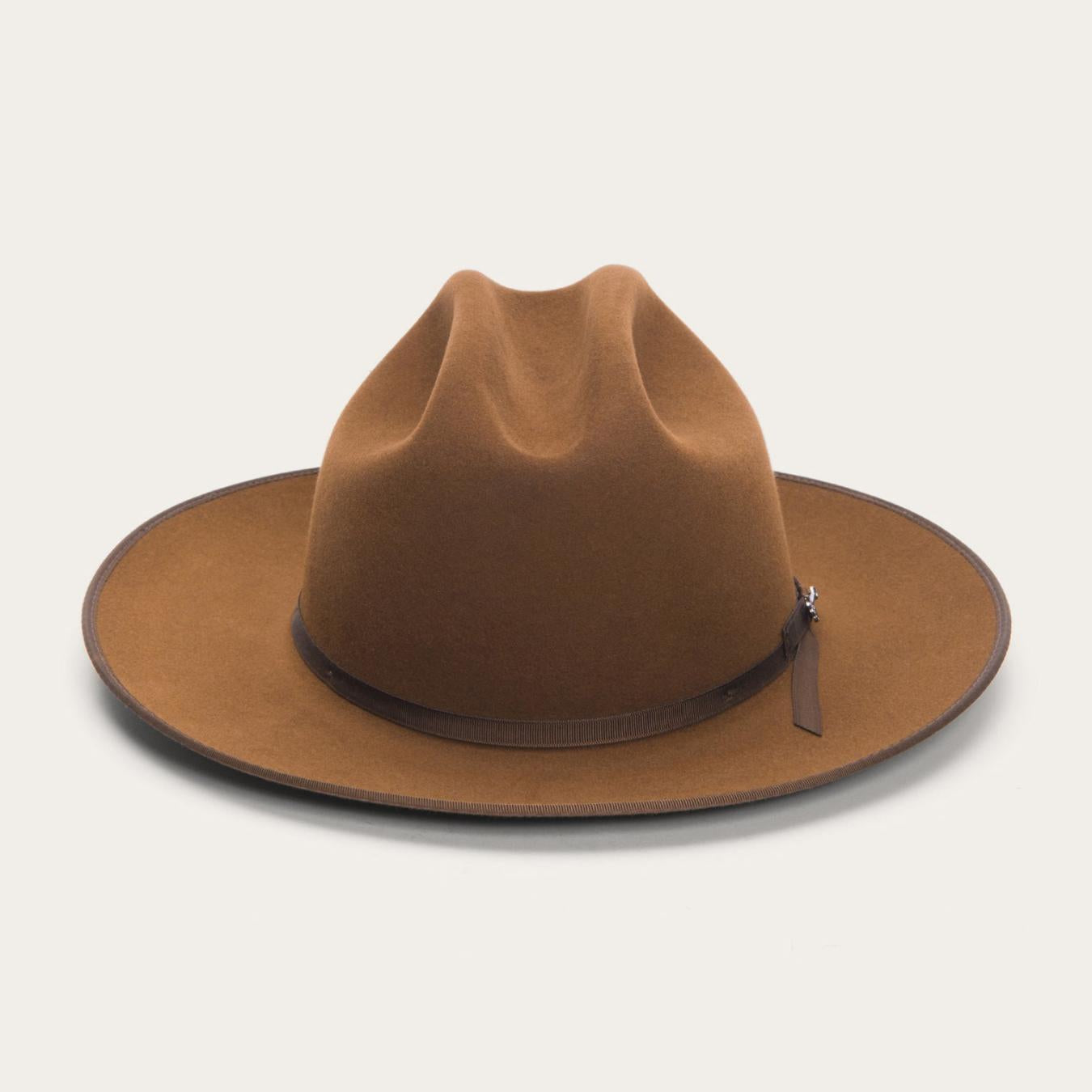 Men/Women Fedora Stetson Open Road Royal Deluxe Hat Cognac
