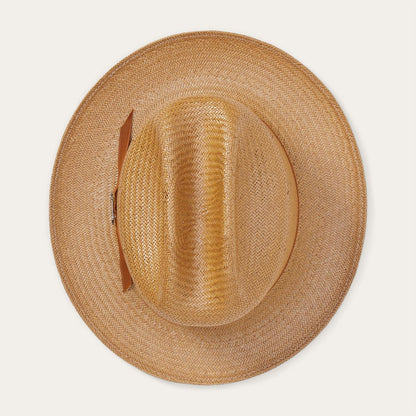 Men/Women Fedora Stetson Open Road Straw Hat Cognac