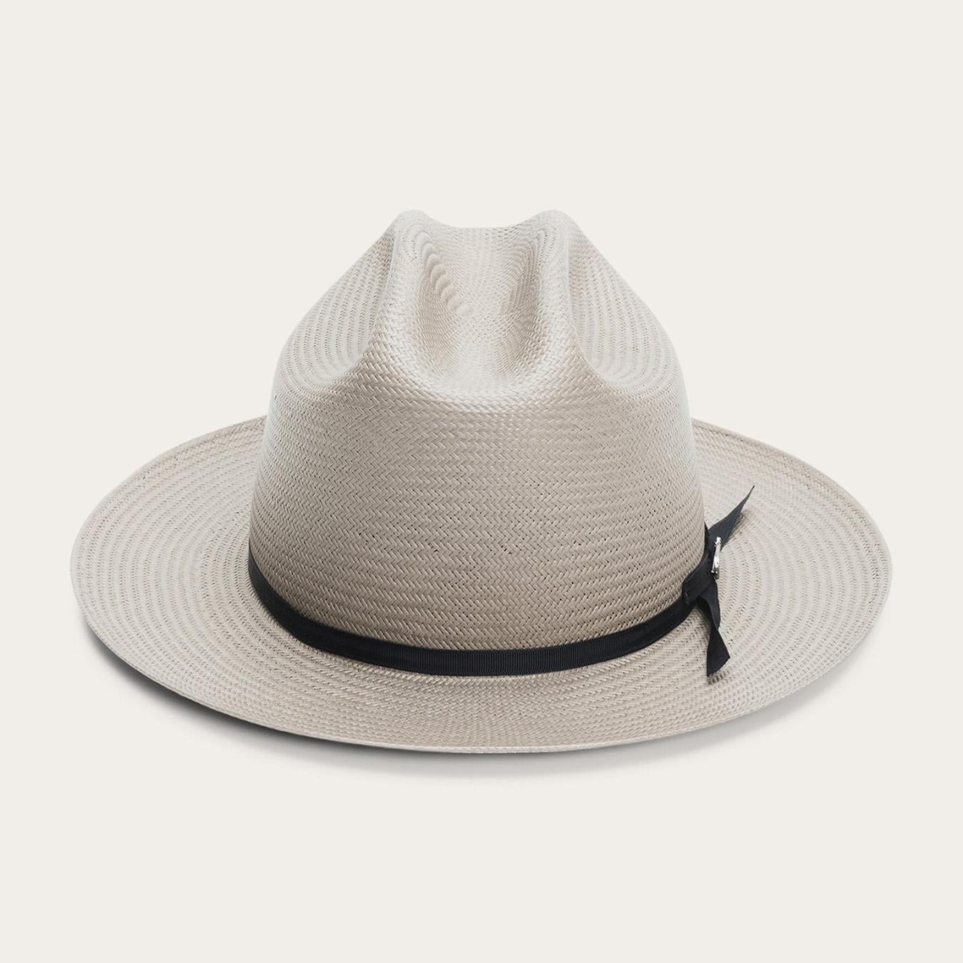 Men/Women Fedora Stetson Open Road Straw Hat Taupe