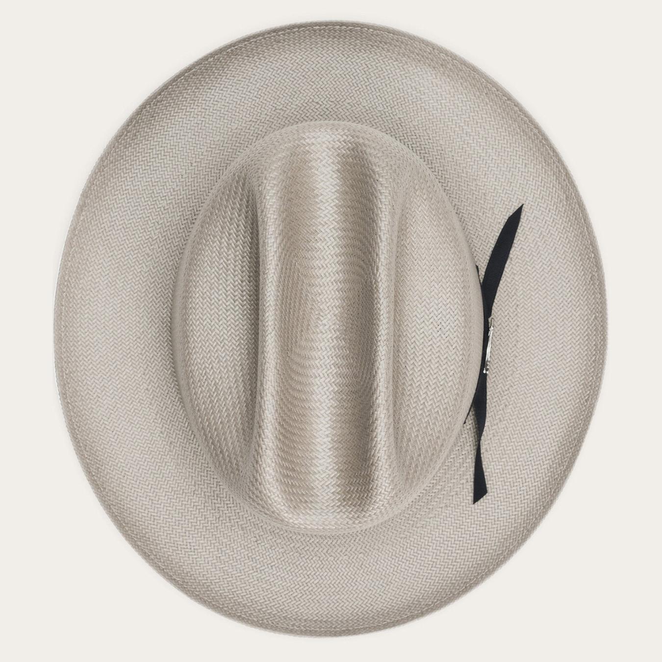 Men/Women Fedora Stetson Open Road Straw Hat Taupe