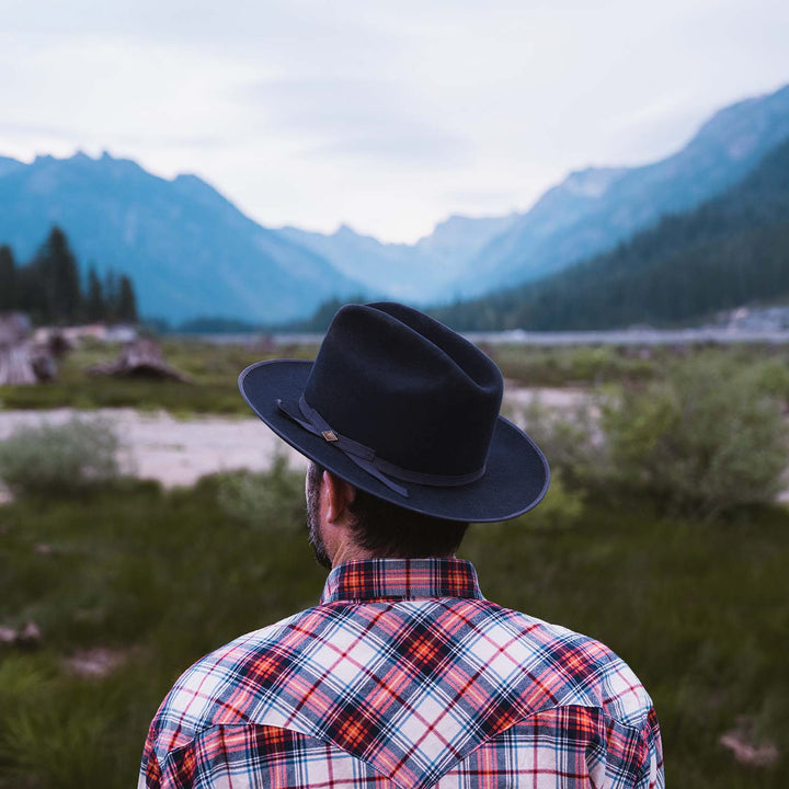 Men/Women Fedora Stetson Pure Open Road Phantom Grey