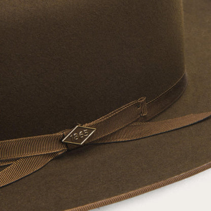 Men/Women Fedora Stetson Pure Open Road Tobacco