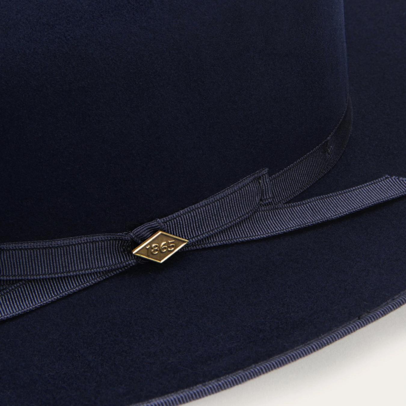 Men/Women Fedora Stetson Pure Open Road True Blue