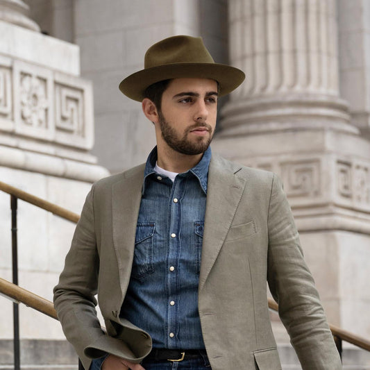 Men/Women Fedora Stetson Pure Stratoliner Tobacco