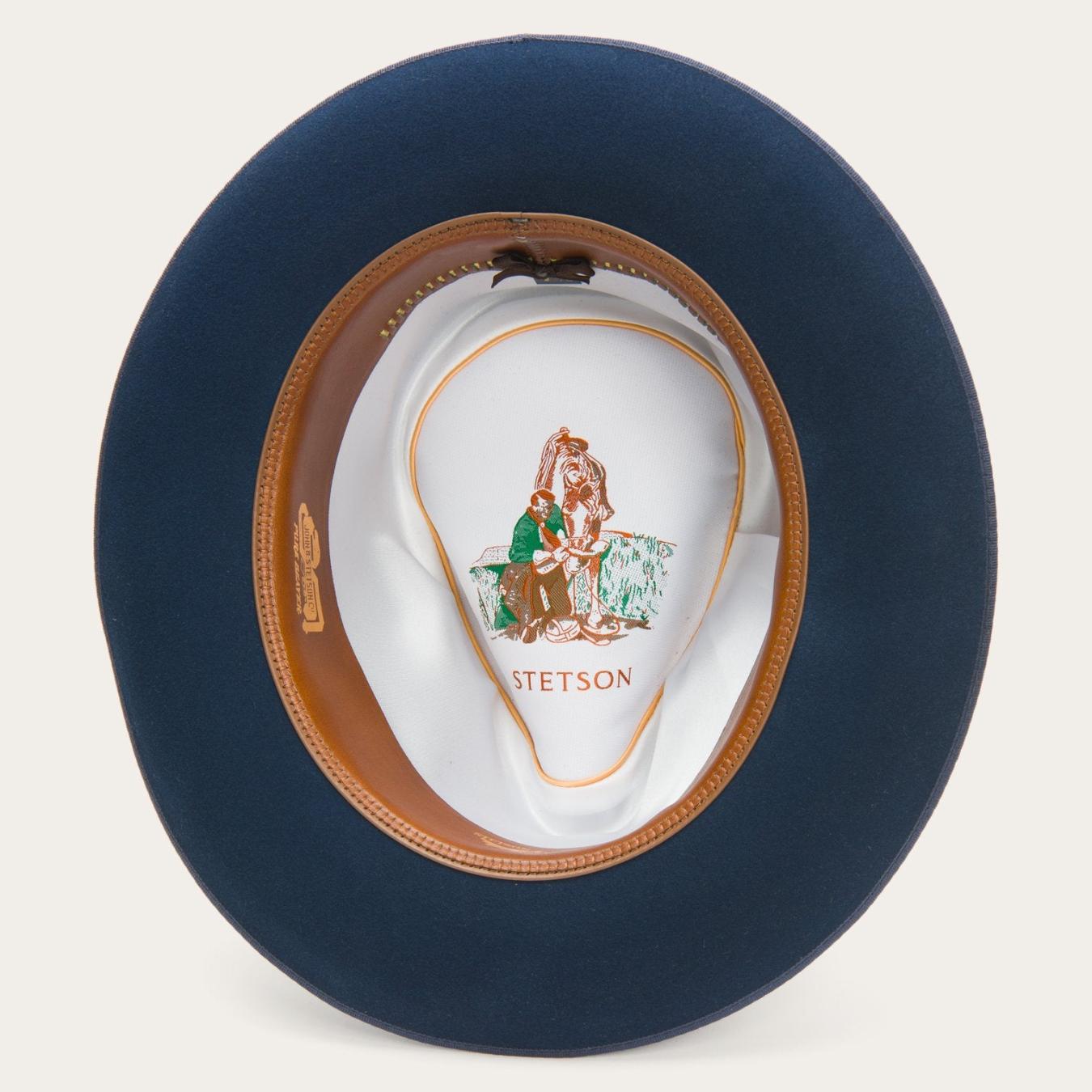 Men/Women Fedora Stetson Pure Stratoliner True Blue
