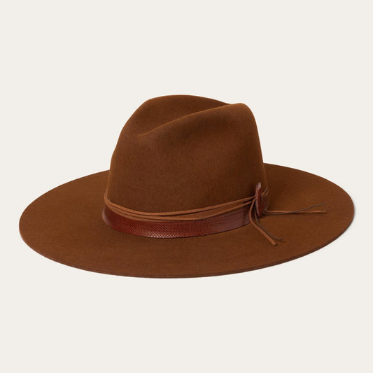 Men/Women Fedora Stetson Sedona Cognac