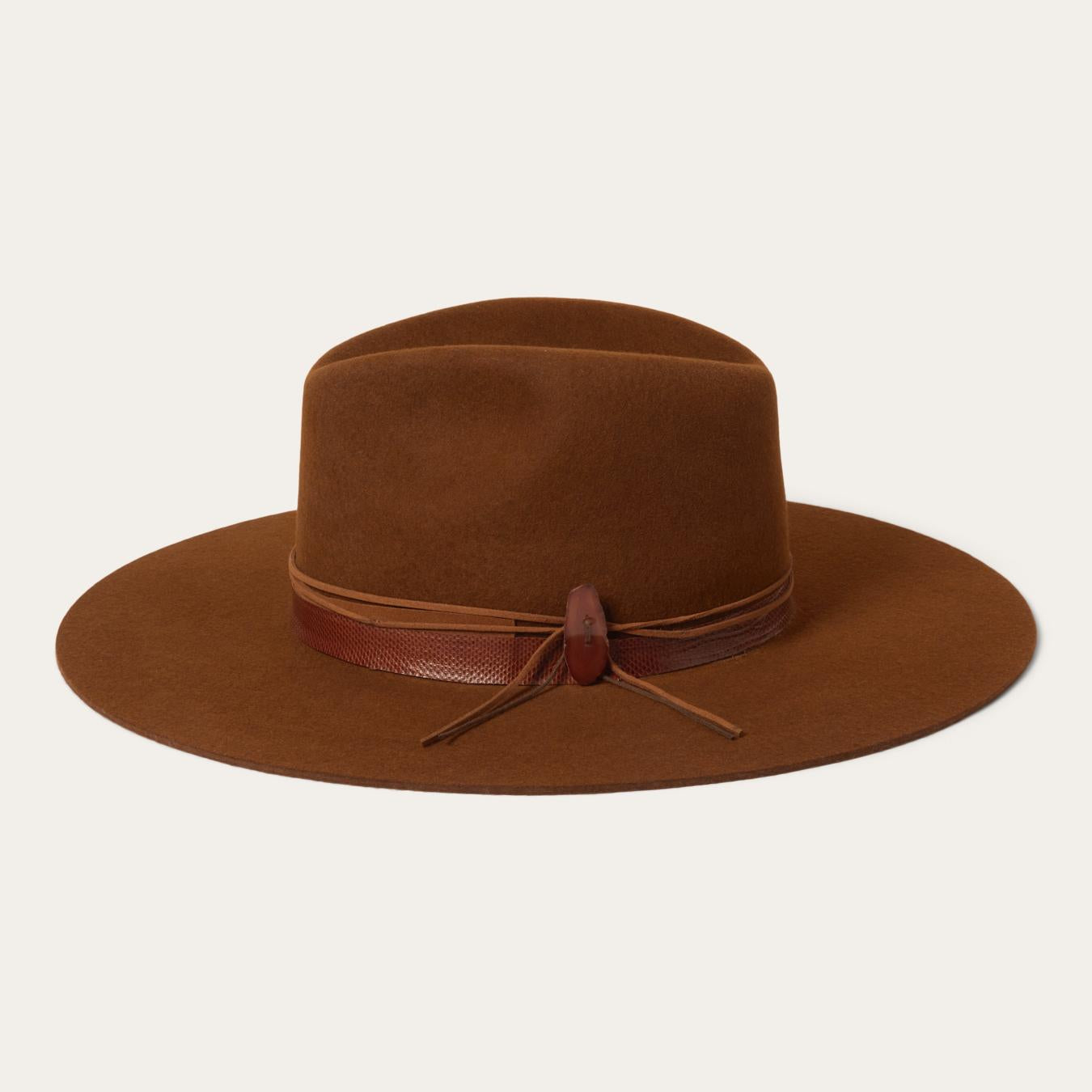 Men/Women Fedora Stetson Sedona Cognac