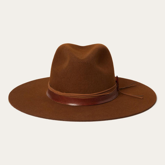Men/Women Fedora Stetson Sedona Cognac