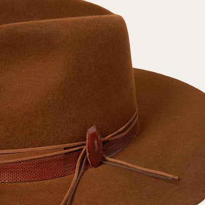 Men/Women Fedora Stetson Sedona Cognac