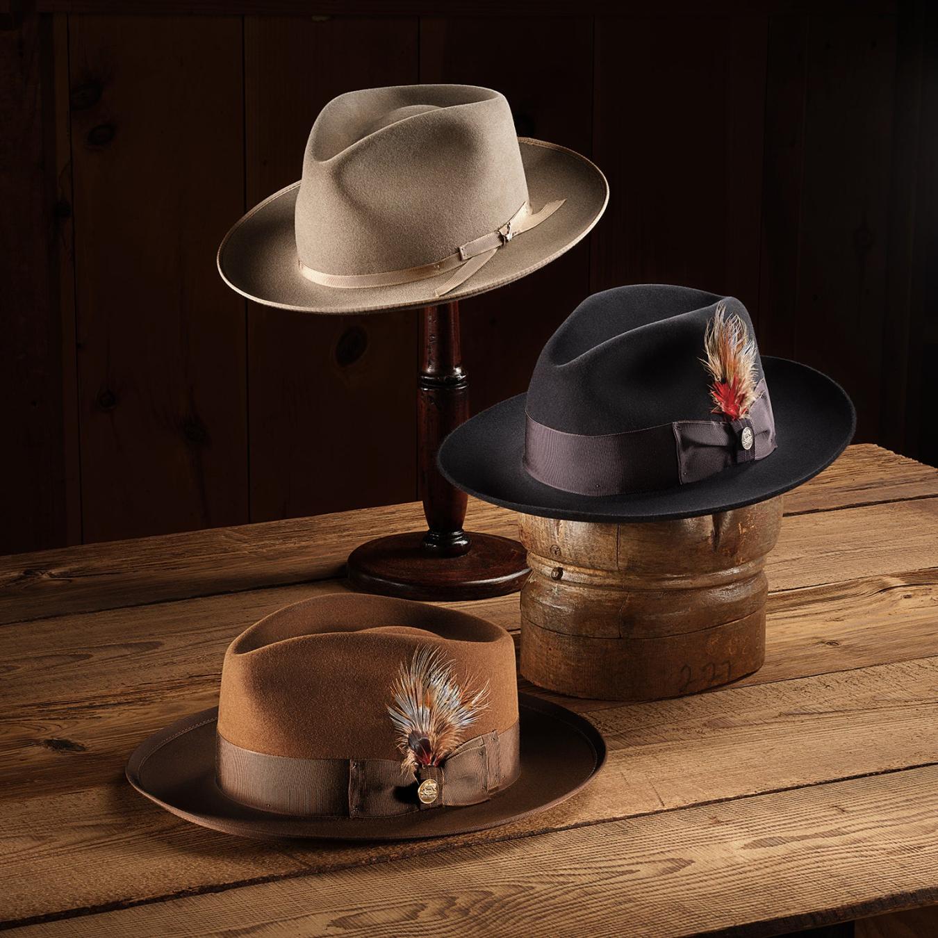 Men/Women Fedora Stetson Stratoliner Fedora Natural