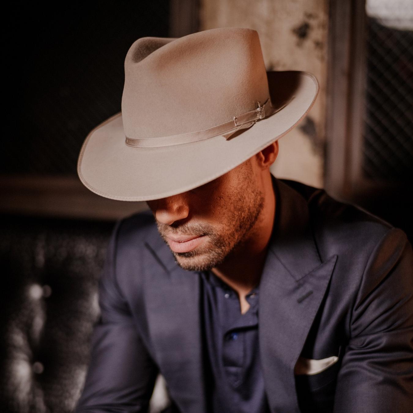 Men/Women Fedora Stetson Stratoliner Fedora Silverbelly