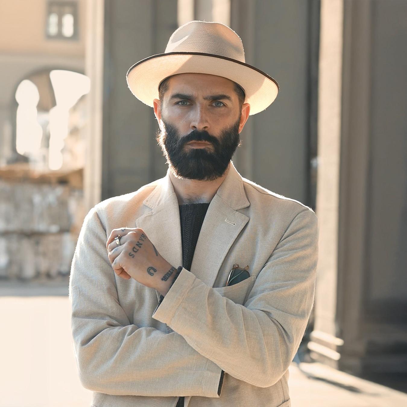 Men/Women Fedora Stetson Stratoliner Hemp Fedora Navy