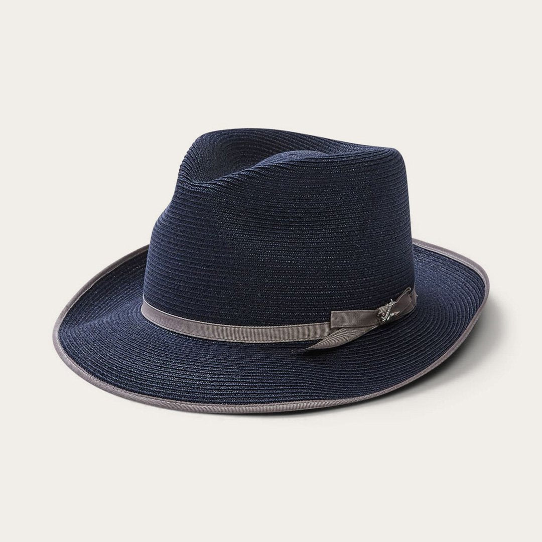 Men/Women Fedora Stetson Stratoliner Hemp Fedora Navy