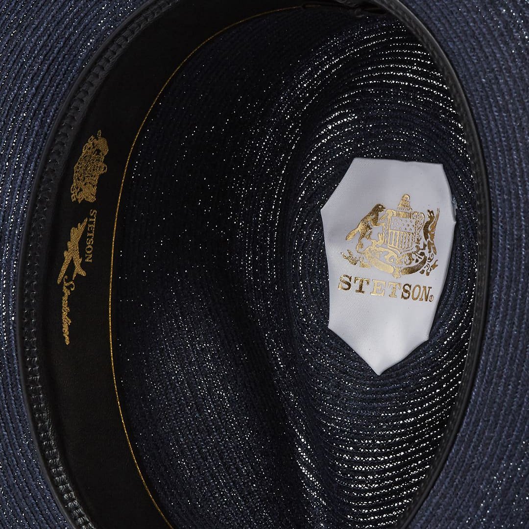 Men/Women Fedora Stetson Stratoliner Hemp Fedora Navy