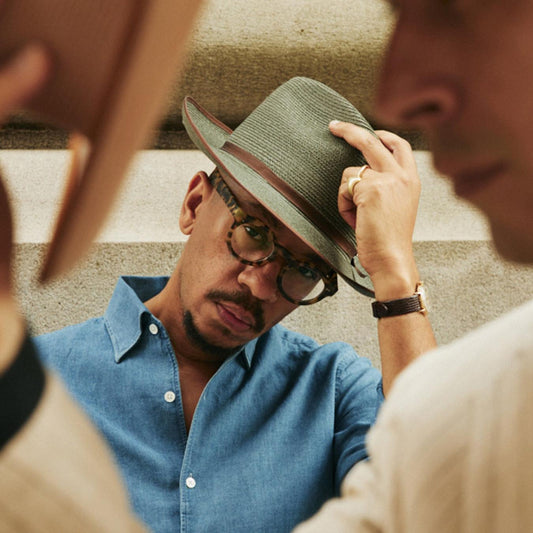 Men/Women Fedora Stetson Stratoliner Hemp Fedora Sage
