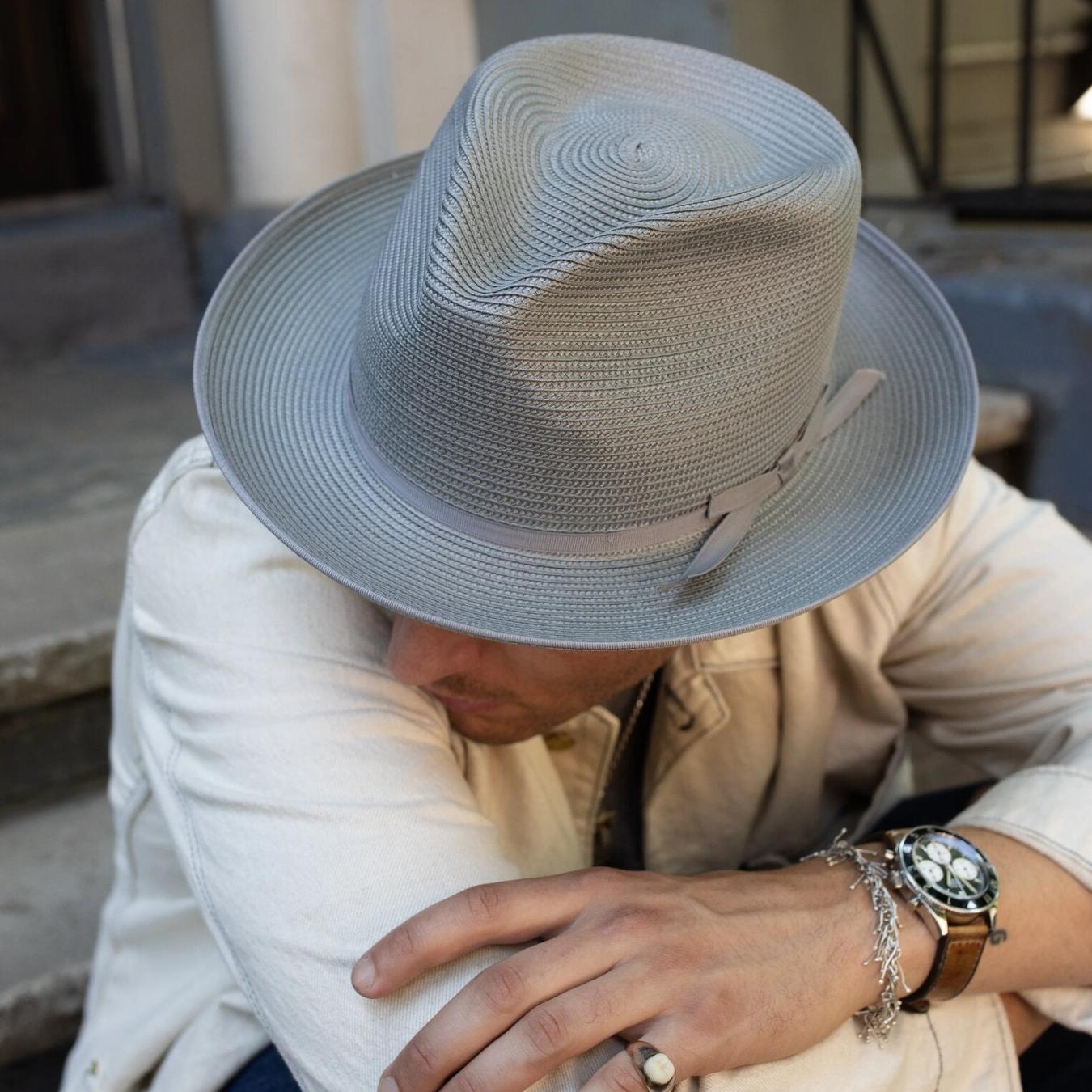 Men/Women Fedora Stetson Stratoliner Milan Fedora Grey