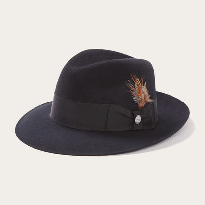 Men/Women Fedora Stetson Temple Fedora Black