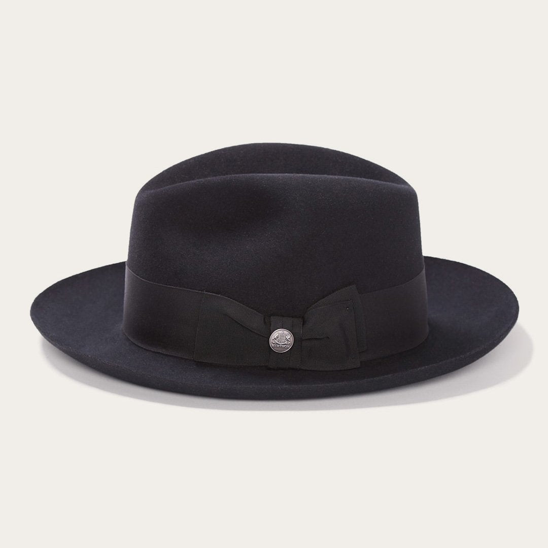 Men/Women Fedora Stetson Temple Fedora Black
