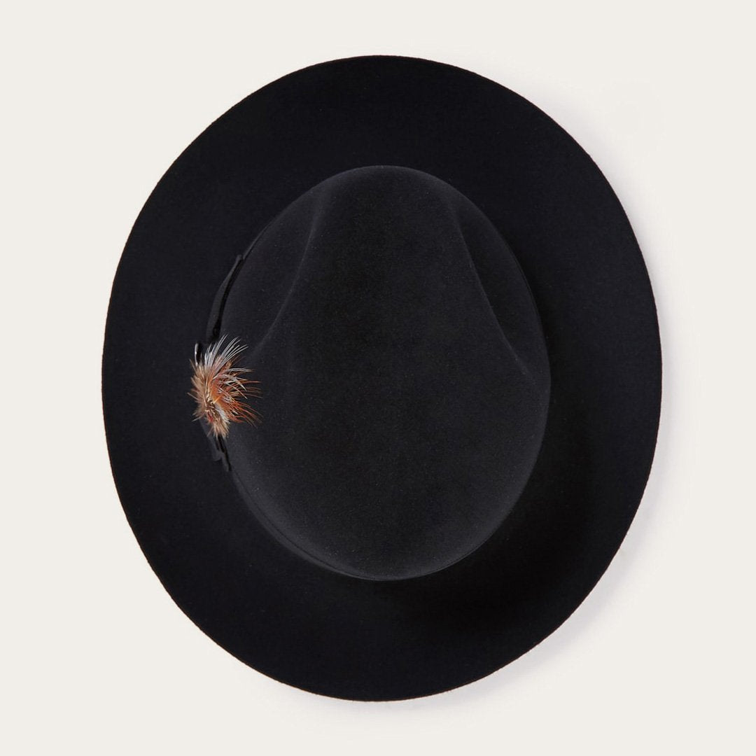 Men/Women Fedora Stetson Temple Fedora Black