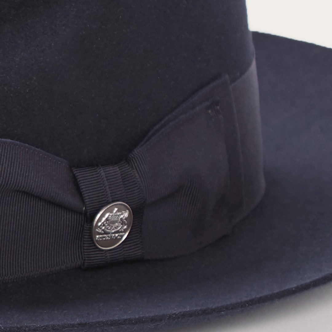 Men/Women Fedora Stetson Temple Fedora Navy