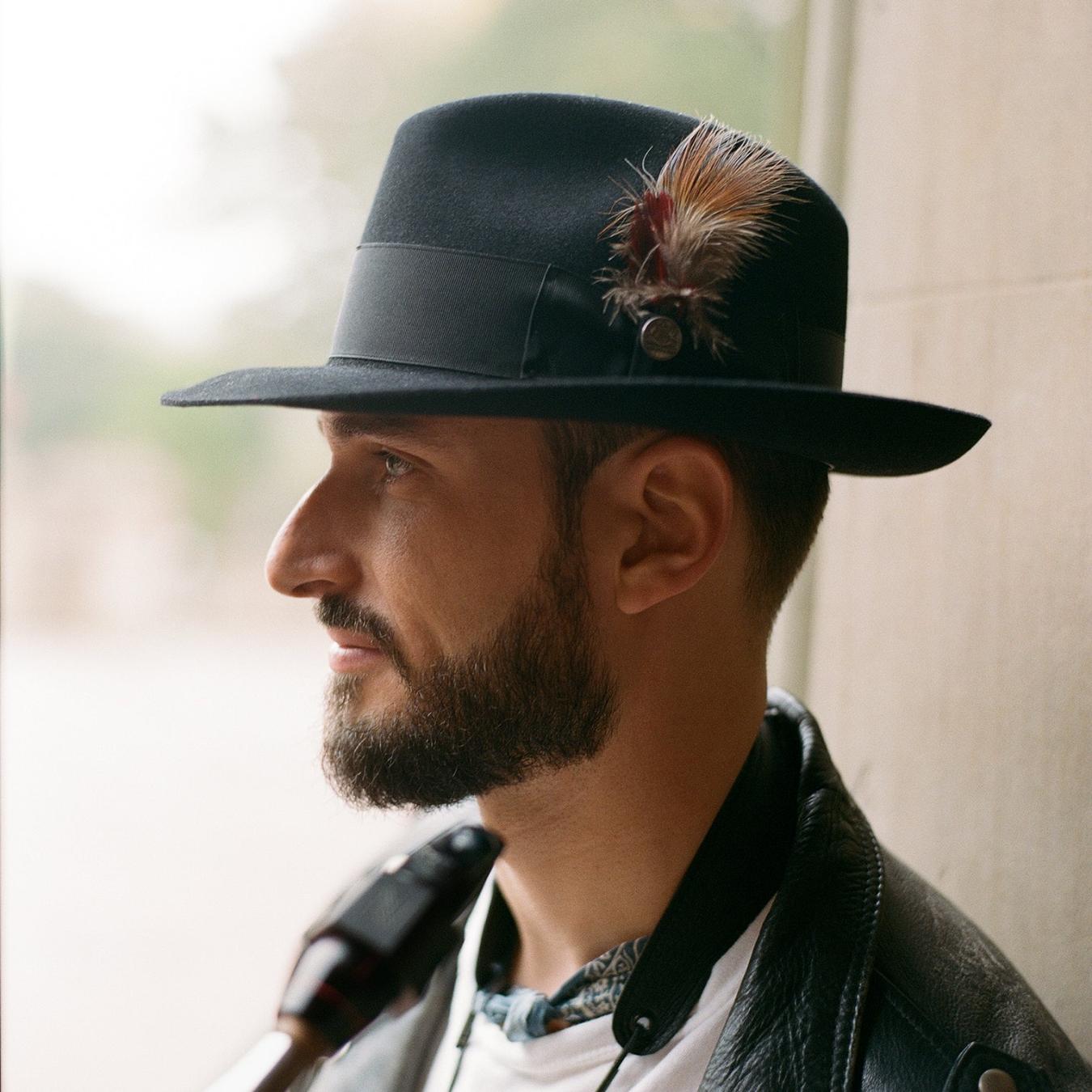Men/Women Fedora Stetson Temple Fedora Navy