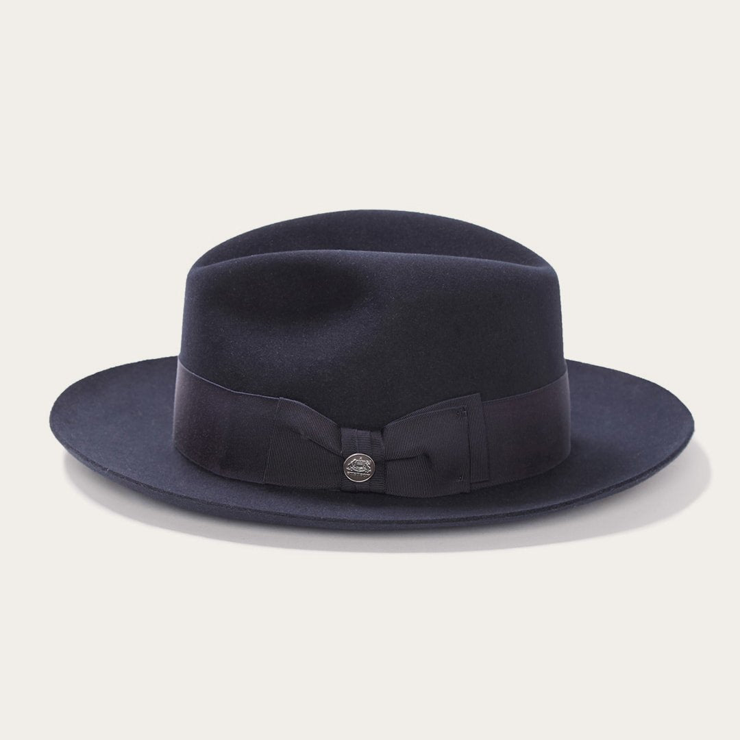 Men/Women Fedora Stetson Temple Fedora Navy