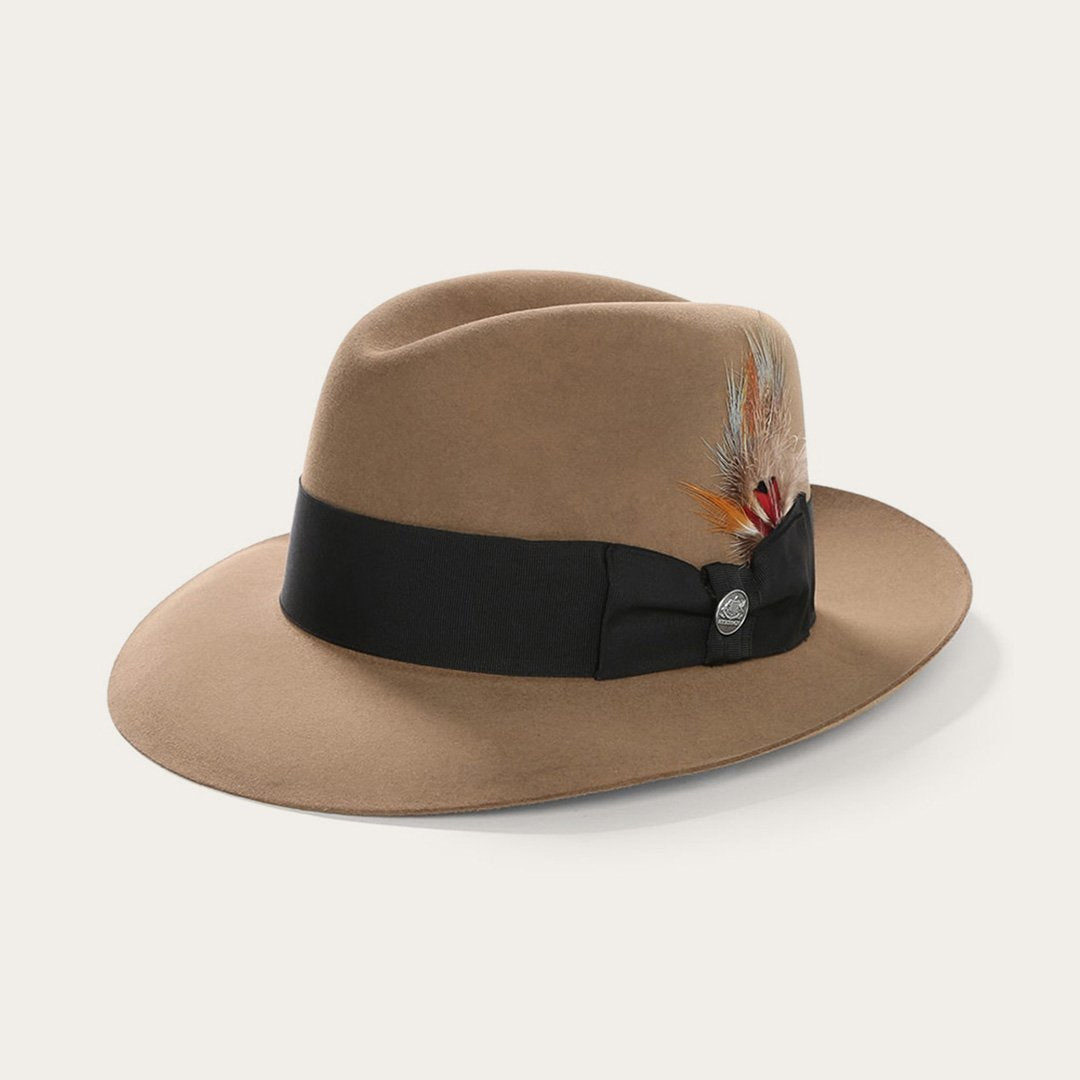 Men/Women Fedora Stetson Temple Fedora Tawny