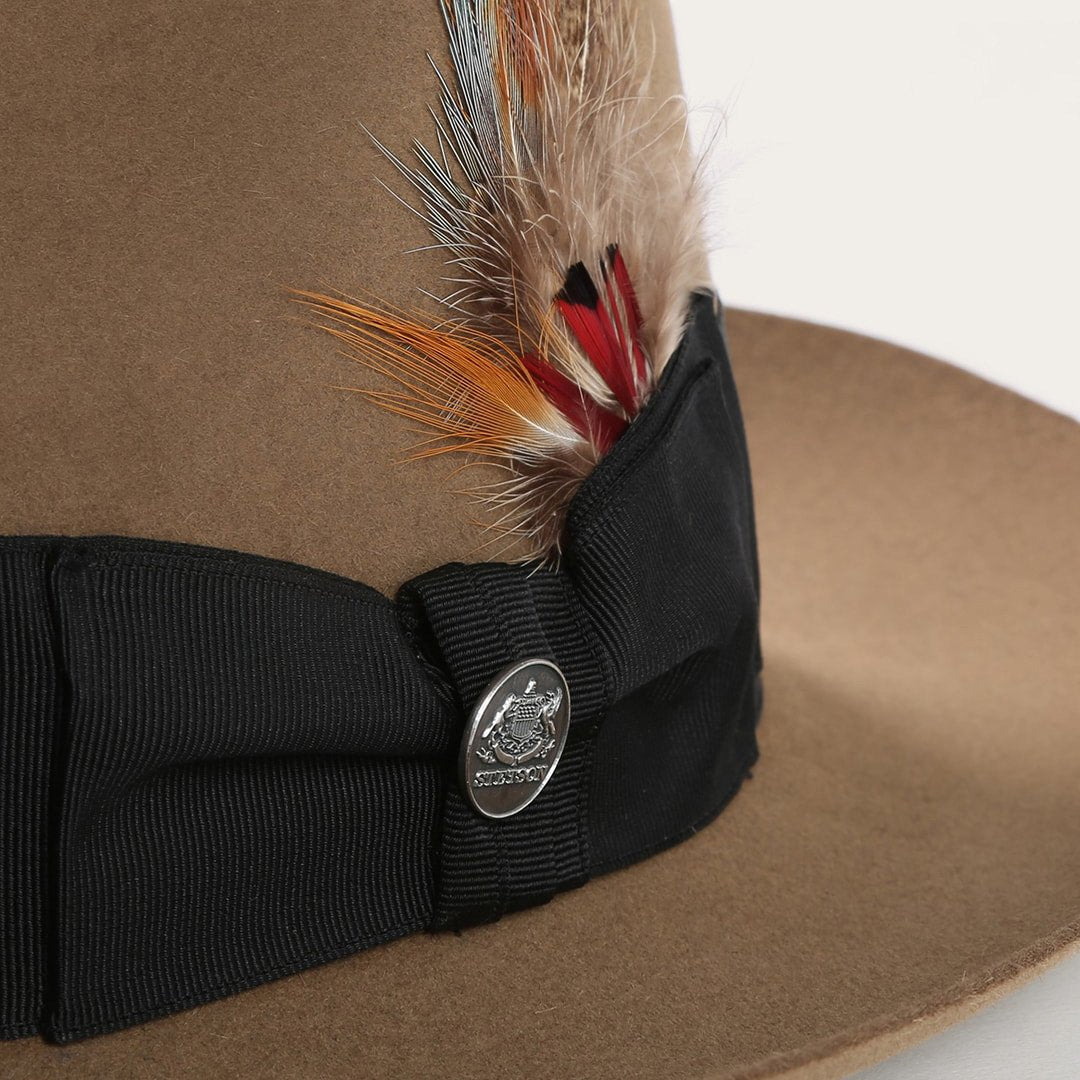 Men/Women Fedora Stetson Temple Fedora Tawny