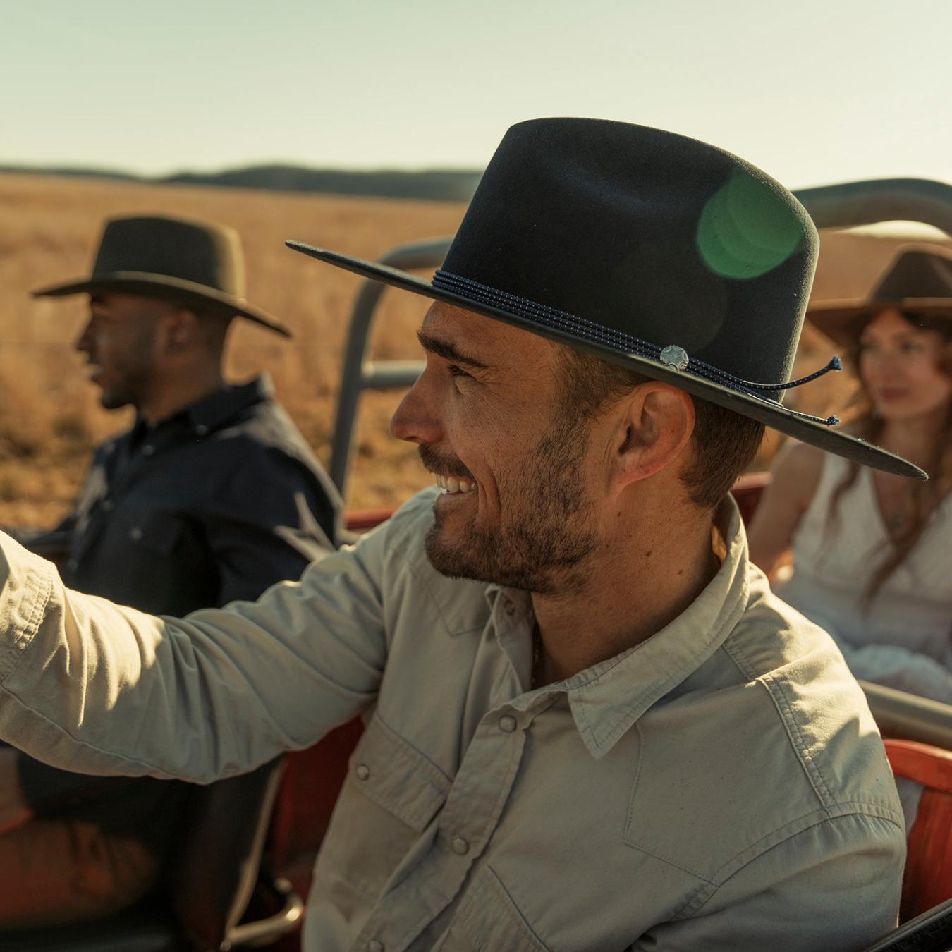 Men/Women Fedora Stetson The Four Points Navy