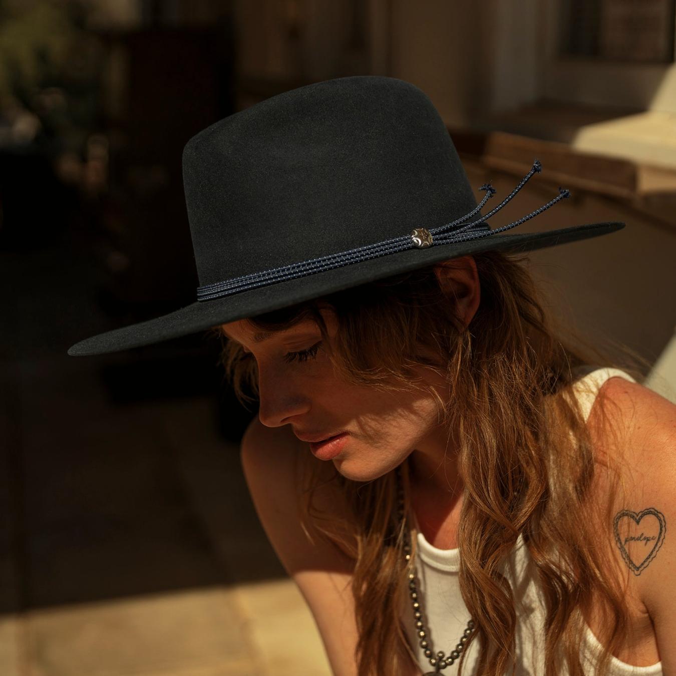 Men/Women Fedora Stetson The Four Points Navy