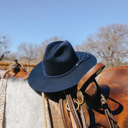 Men/Women Fedora Stetson The Four Points Navy