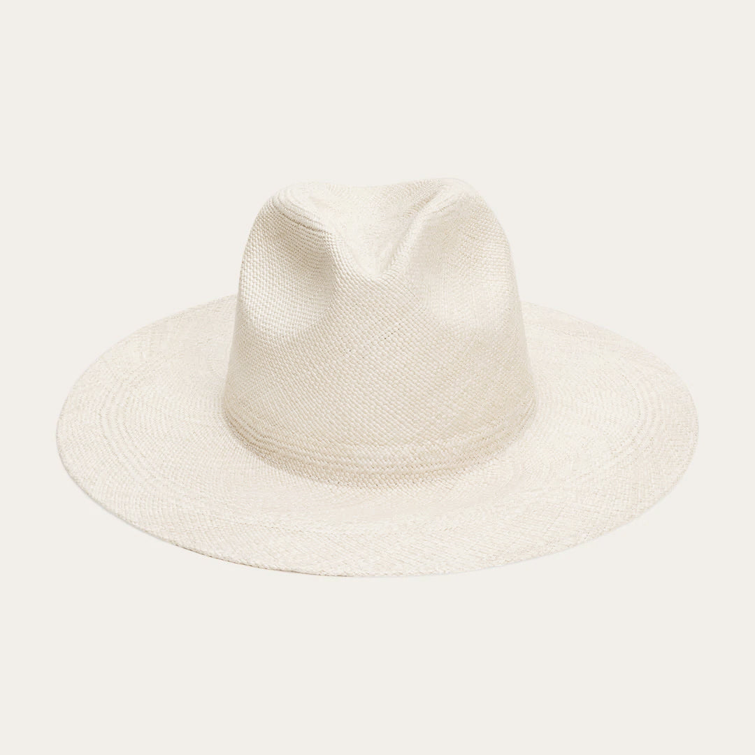Men/Women Fedora Stetson The Naturalist Straw Hat Natural - Black Band