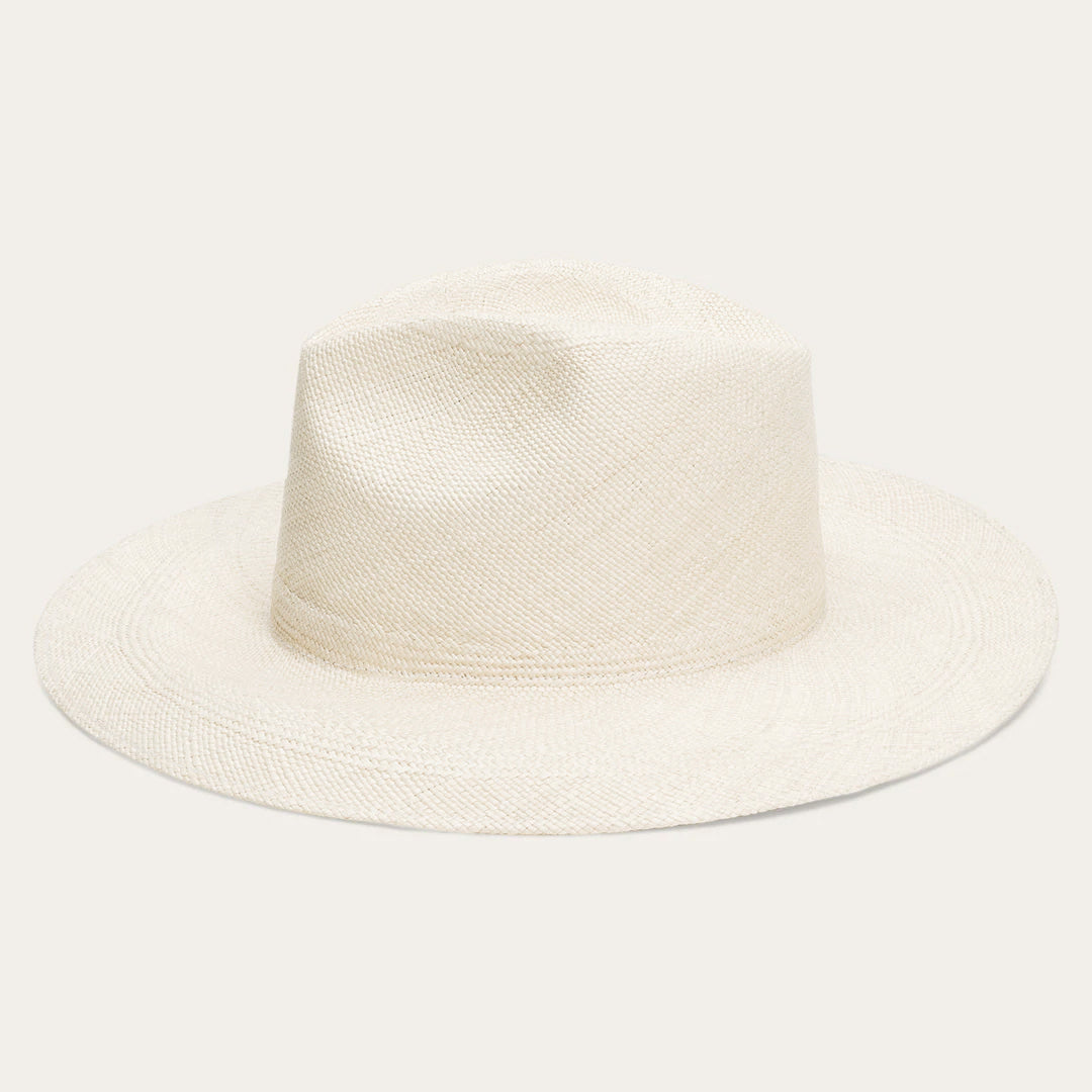 Men/Women Fedora Stetson The Naturalist Straw Hat Natural - Black Band