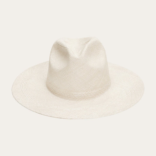 Men/Women Fedora Stetson The Naturalist Straw Hat Natural - Black Band
