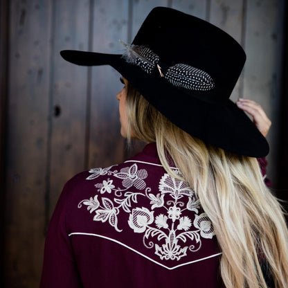 Men/Women Fedora Stetson The Rapture Black