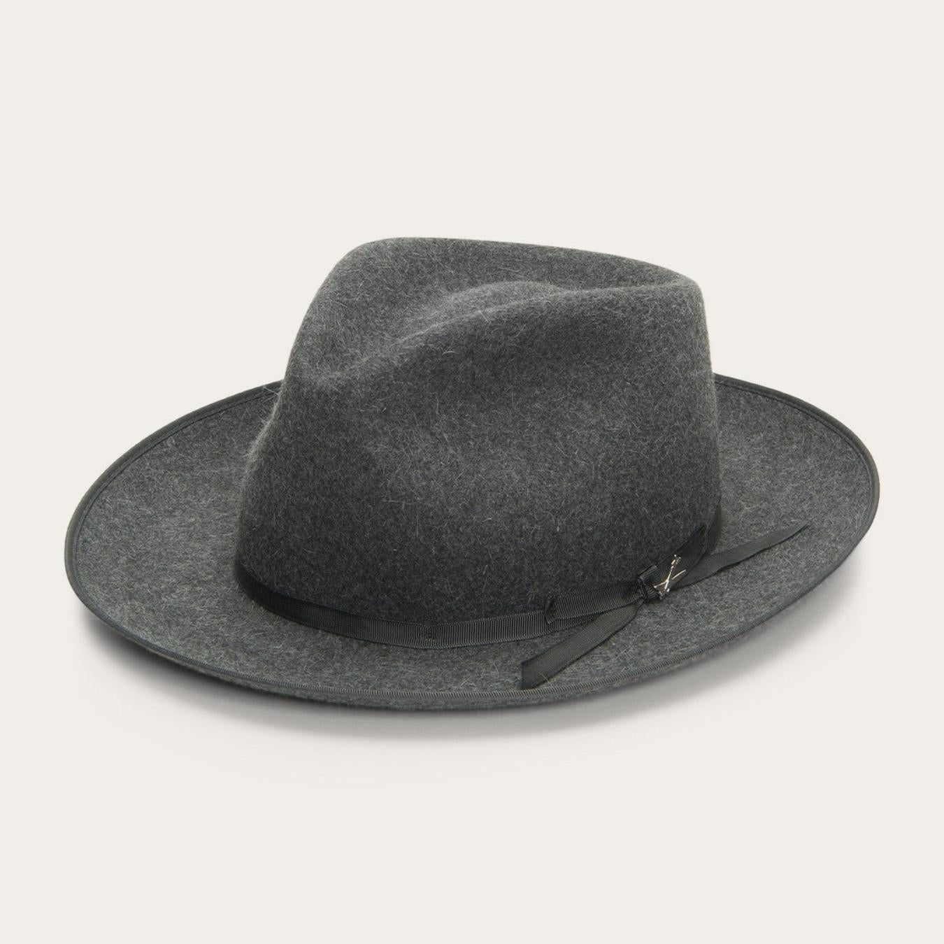 Men/Women Fedora Stetson The Ultralight Stratoliner Fedora Grey Mix