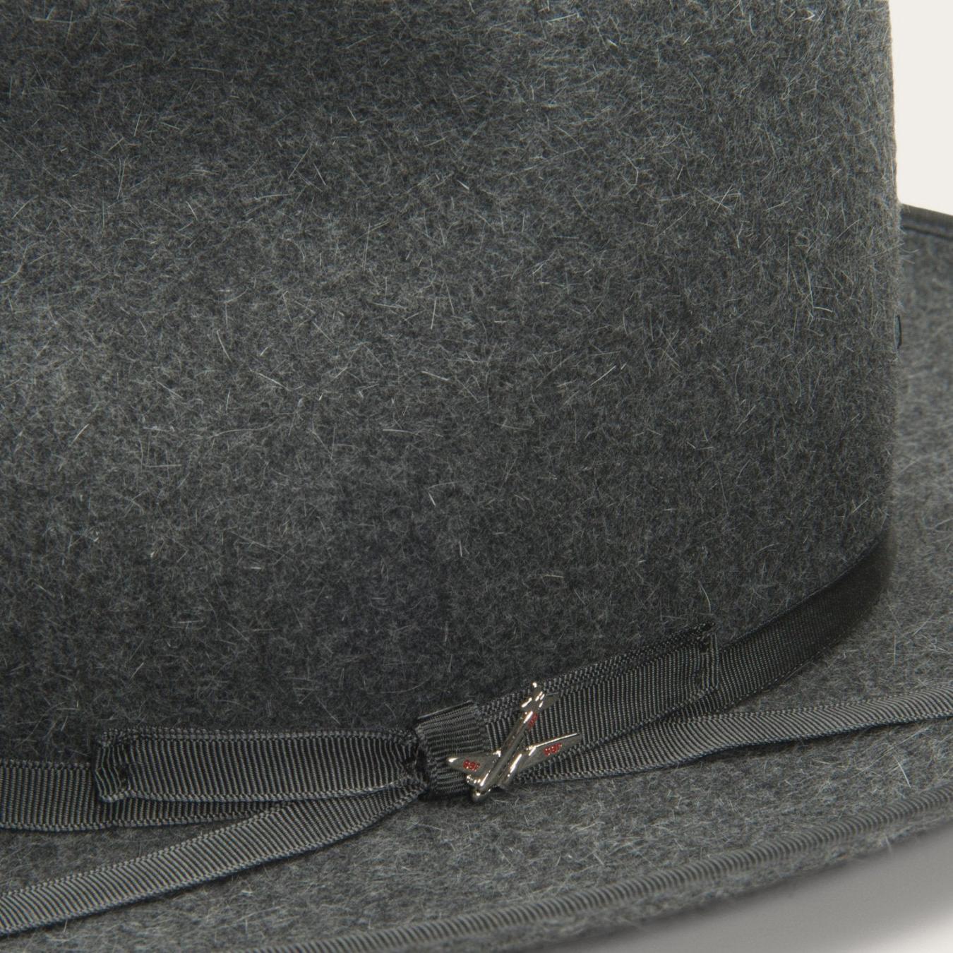 Men/Women Fedora Stetson The Ultralight Stratoliner Fedora Grey Mix