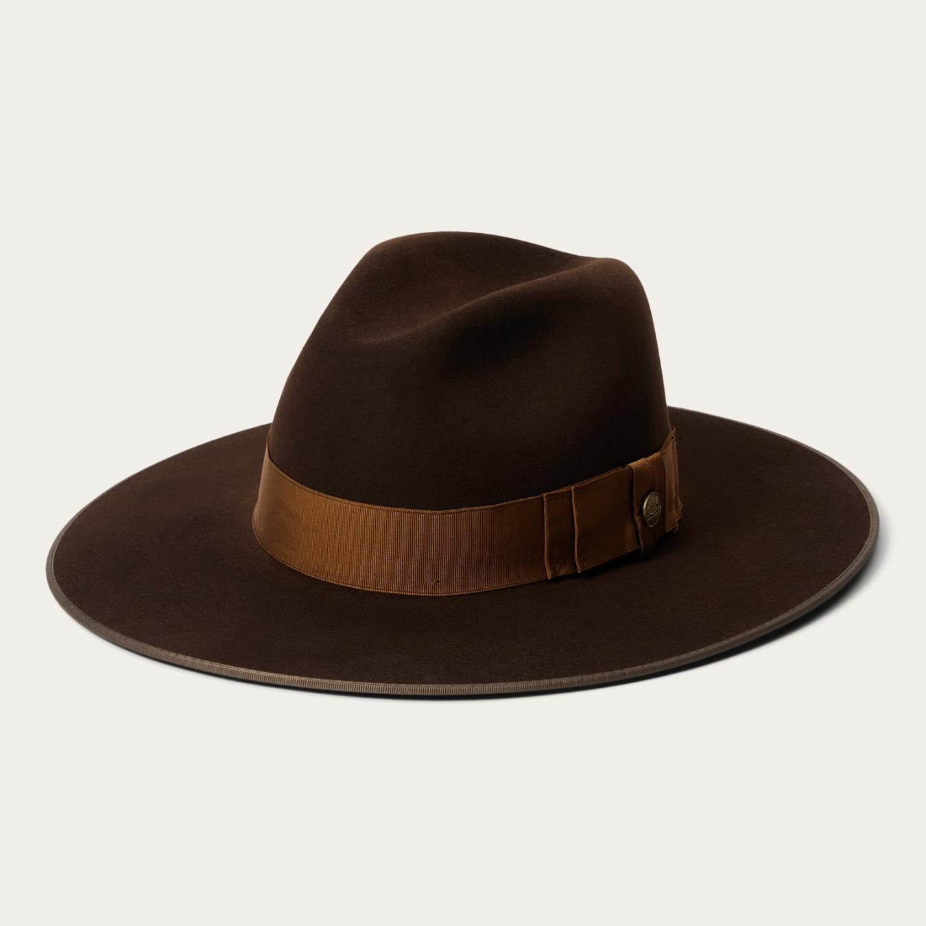 Men/Women Fedora Stetson Tri-City Fedora Chocolate
