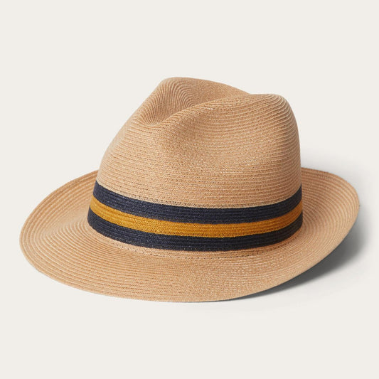 Men/Women Fedora Stetson Triad Straw Fedora Mustard