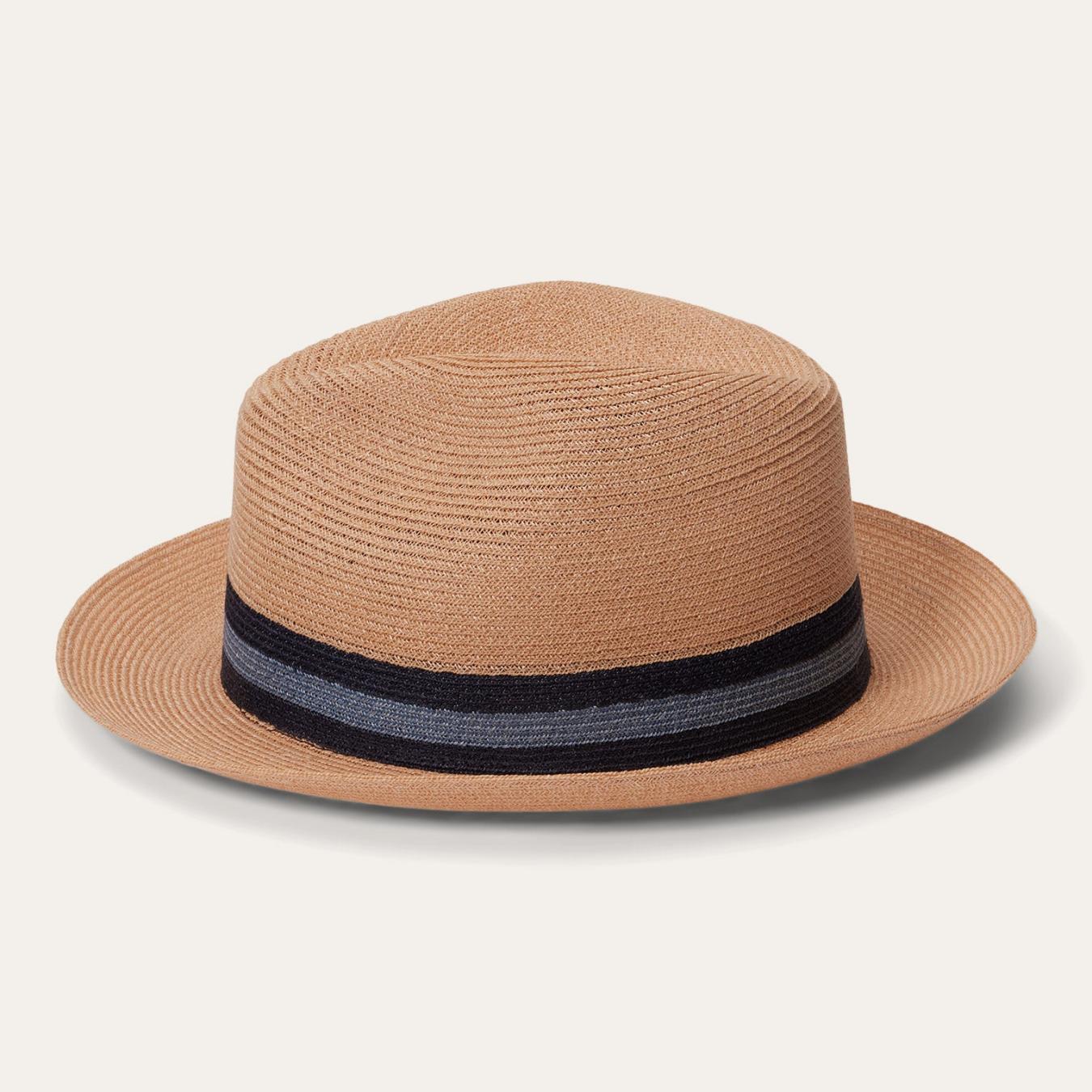 Men/Women Fedora Stetson Triad Straw Fedora Turquoise