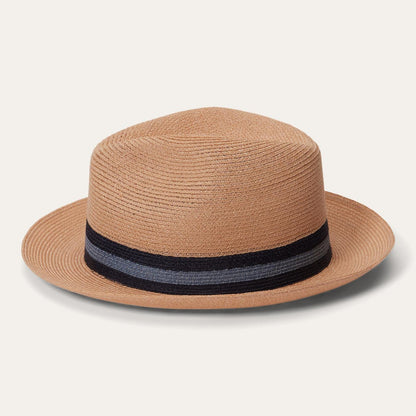 Men/Women Fedora Stetson Triad Straw Fedora Turquoise