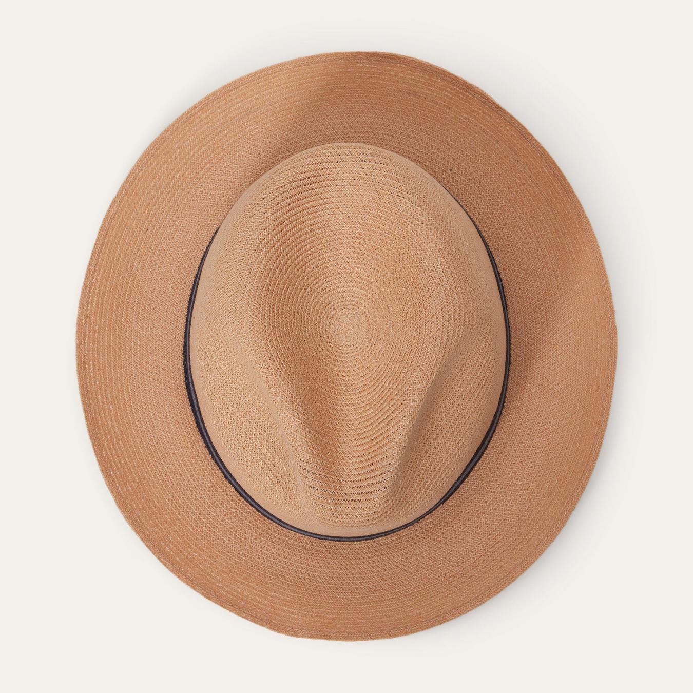Men/Women Fedora Stetson Triad Straw Fedora Turquoise
